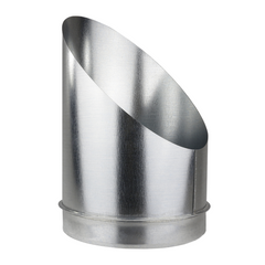 Element de evacuare metalică 45°