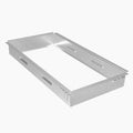 Contracadru Grila Ventilatie CC din Otel Galvanizat - Sistem Montaj Ascuns