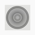 Difuzor Arhitectural Pătrat 595x595mm cu Perforații Circulare - Model ECHO