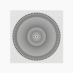 Difuzor Arhitectural Pătrat 595x595mm cu Perforații Circulare - Model ECHO