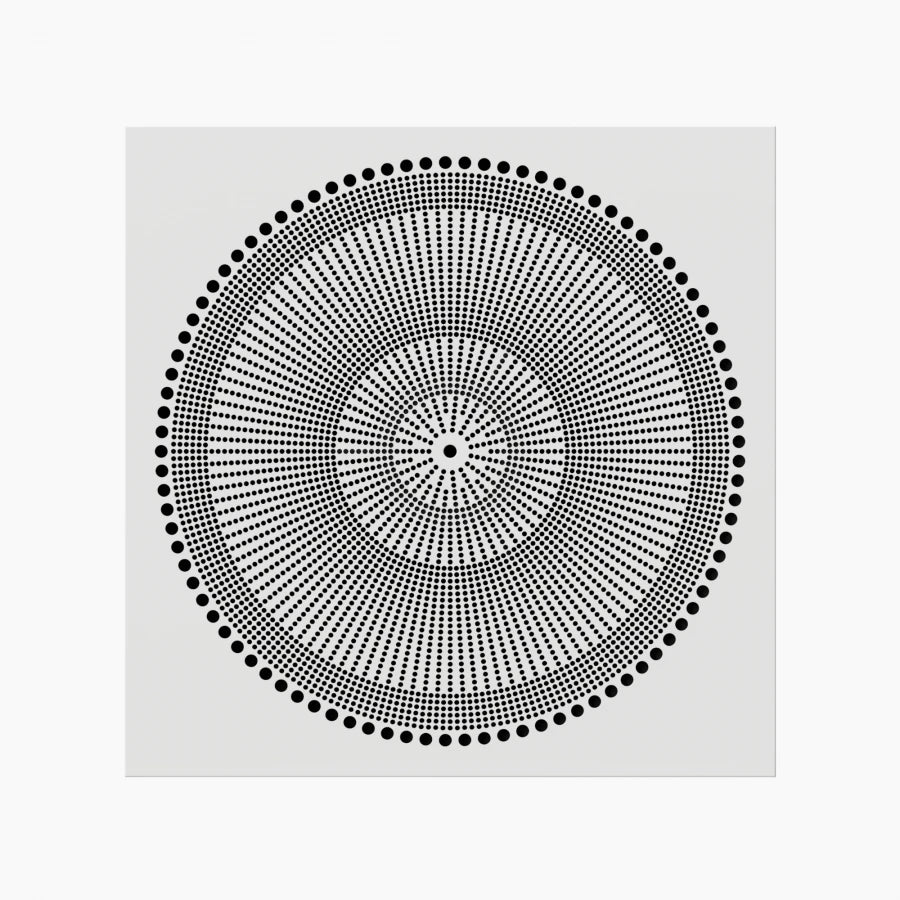 Difuzor Arhitectural Pătrat 595x595mm cu Perforații Circulare - Model ECHO