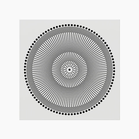 Difuzor Arhitectural Pătrat cu Perforații Circulare, 595x595mm