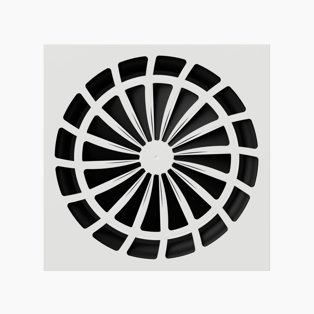 Difuzor Arhitectural HELIO 595 x 595mm – Difuzor Turbionar pentru Ventilație