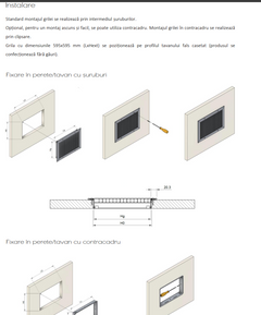 Grila de Aspiratie din Aluminiu cu Miez Tip Fagure EG-0 - Ventilatie si Recirculare Aer