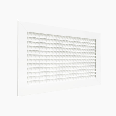 Grilă de Aspirație din Aluminiu cu Miez Tip Fagure la 45° pentru Ventilație și Recirculare Aer