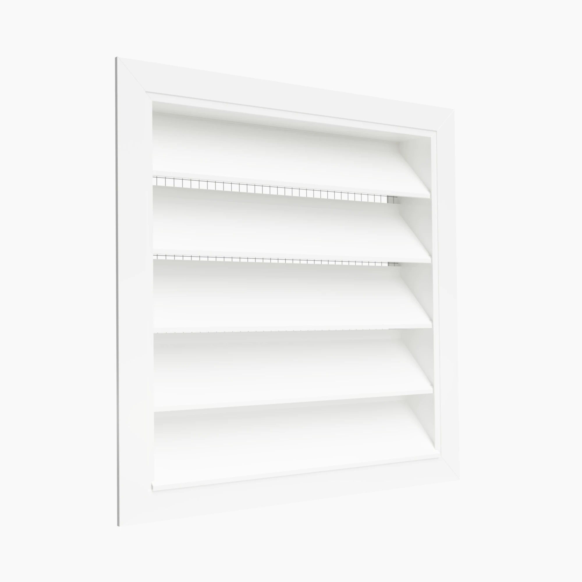 Grila de Ventilatie pentru Exterior Antiploaie WPL - Aluminiu cu Plasa de Otel