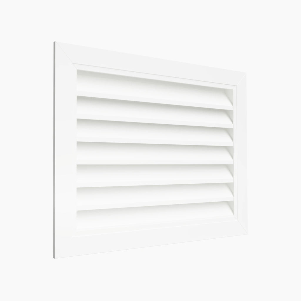Grila de Ventilatie pentru Exterior Antiploaie WPL-S - Aluminiu cu Plasa de Otel