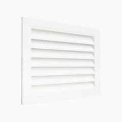Grila de Ventilatie pentru Exterior Antiploaie WPL-S - Aluminiu cu Plasa de Otel