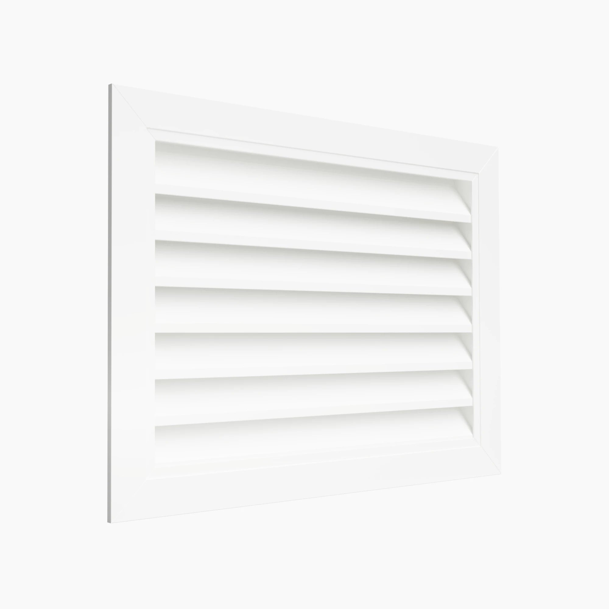 Grila de Ventilatie pentru Exterior Antiploaie WPL-S - Aluminiu cu Plasa de Otel