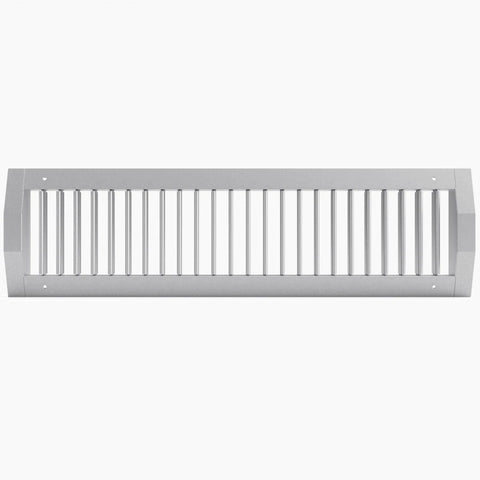 Grilă de Refulare pentru Tubulatură Circulară din Oțel Galvanizat, cu Lamele Reglabile