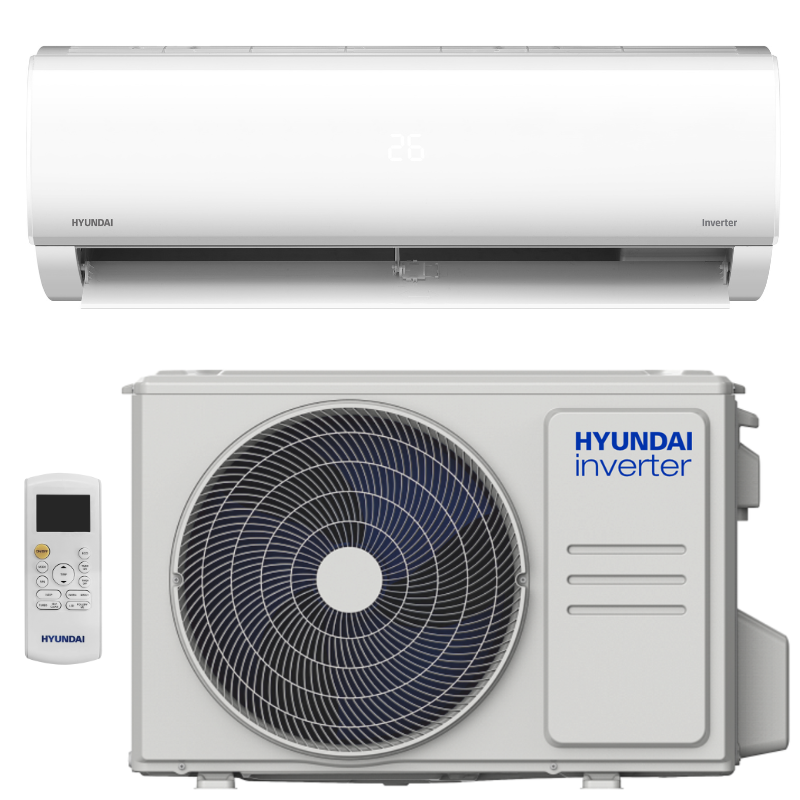 Aer conditionat Hyundai, 24000 BTU, Clasa A++/A+, Inverter, kit Wi-Fi inclus