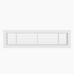 Grila Liniara Decor cu Lamele Fixe 0° din Aluminiu — Grilă Ventilație Liniară
