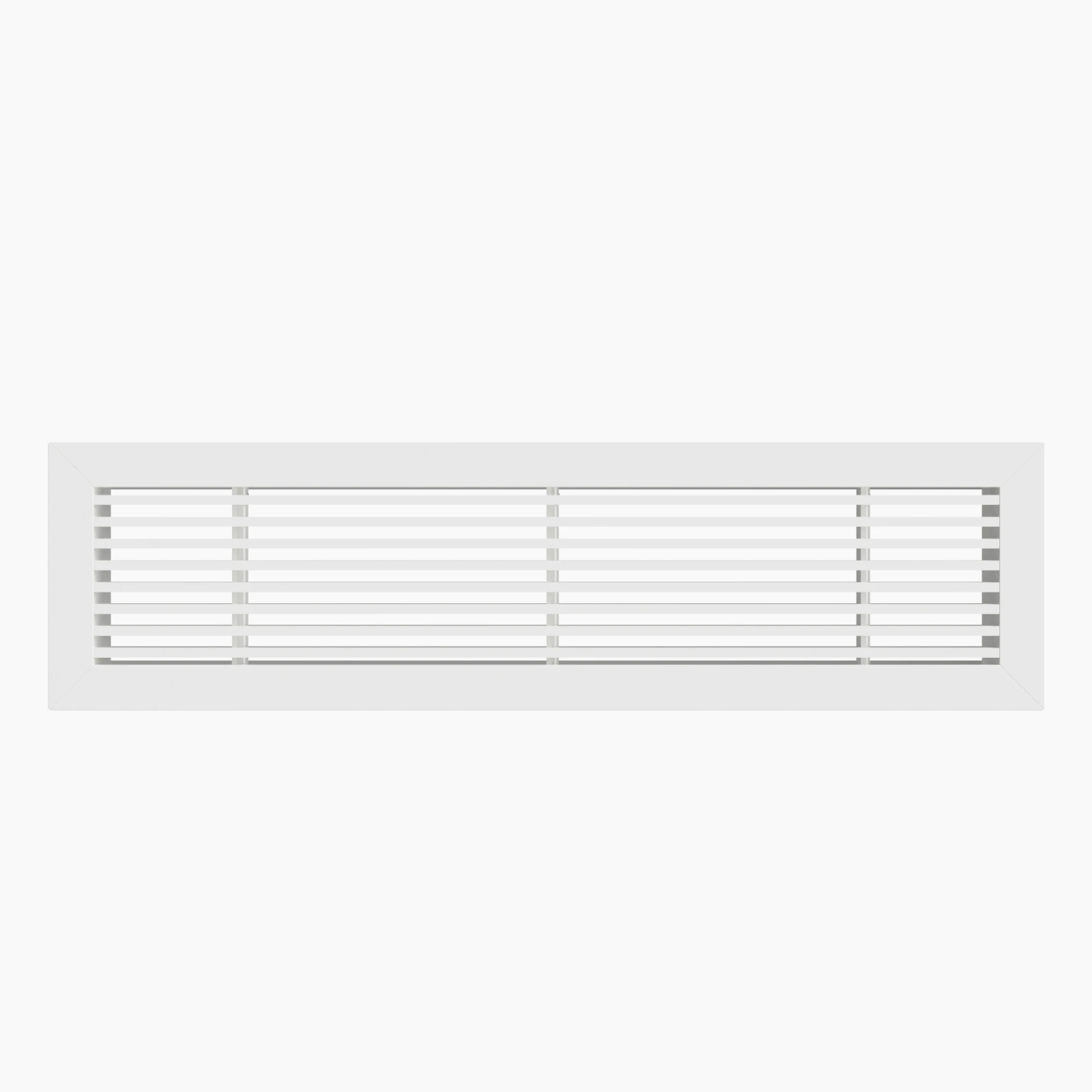 Grila Liniara Decor cu Lamele Fixe 0° din Aluminiu — Grilă Ventilație Liniară