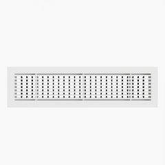 Grilă Liniară Decor cu Lamele Fixe 0° din Aluminiu și Dublu Deflector — Grilă Ventilație Liniară