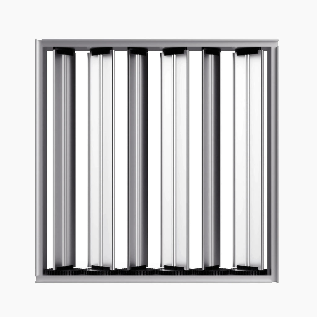 Registru de Reglaj Debit Aer OBD din Aluminiu - Lamele Opozabile Manual