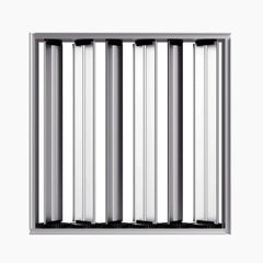 Registru de Reglaj Debit Aer OBD din Aluminiu - Lamele Opozabile Manual