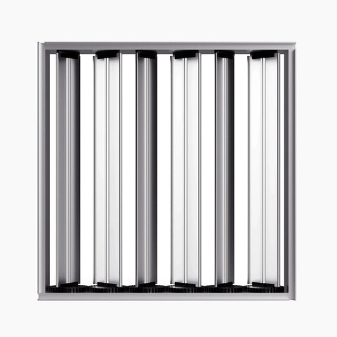 Registru de Reglaj Debit Aer din Aluminiu cu Lamele Opozabile, Acționare Manuală