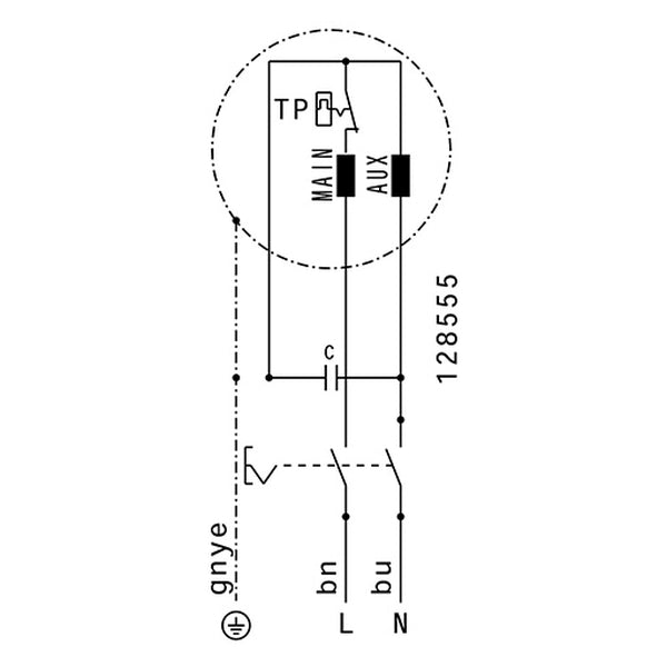 Schema conexiuni ventilator de acoperis Ruck DHA 220 E4P 30 — cod RUCK 131792