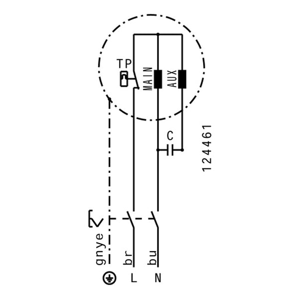 Schema conexiuni ventilator de acoperis Ruck DHA 220 E2P 30 — cod RUCK 131829