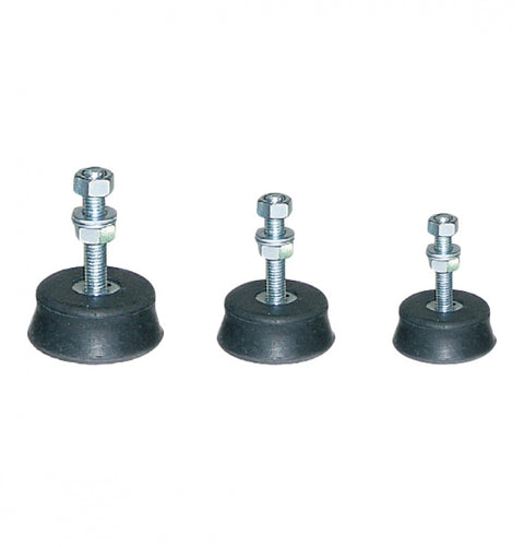 Set 4x picioare amortizor vibrații aer condiționat, Ø74x25 mm, max. 350kg/picior, cauciuc natural vulcanizat