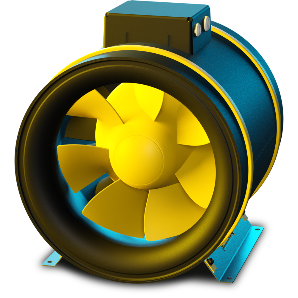Ventilator de tubulatură Ruck EM 355 EC 01, DN355 — imagine de serie furnizată pe pagina oficială a modelului, 2