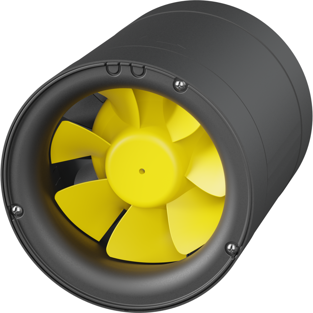 Ventilator de tubulatură Ruck EM 125 EC 01, DN125 — imagine de serie furnizată pe pagina oficială a modelului, 1