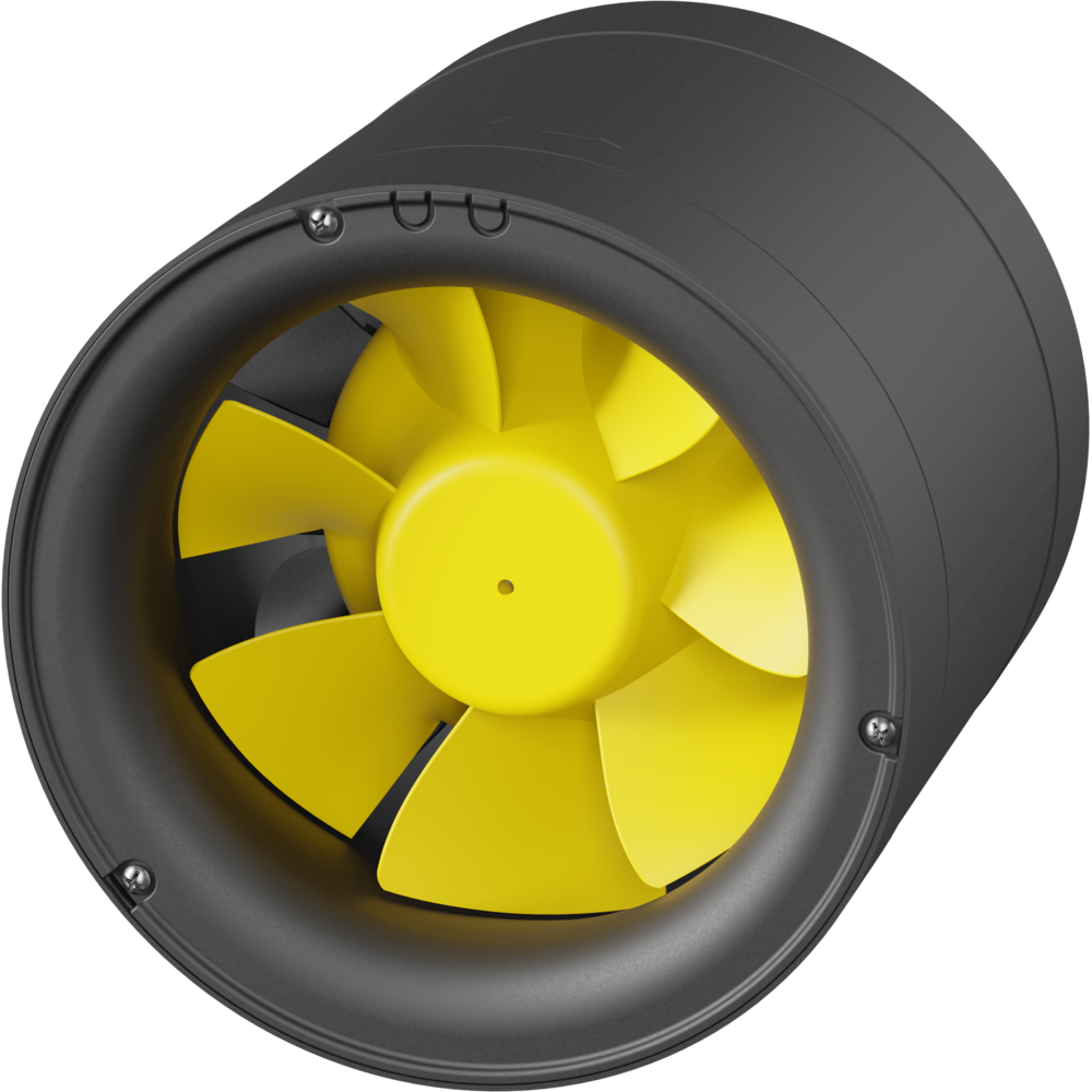 Ventilator de tubulatură Ruck EM 150 EC 02, DN150 — imagine de serie furnizată pe pagina oficială a modelului, 1