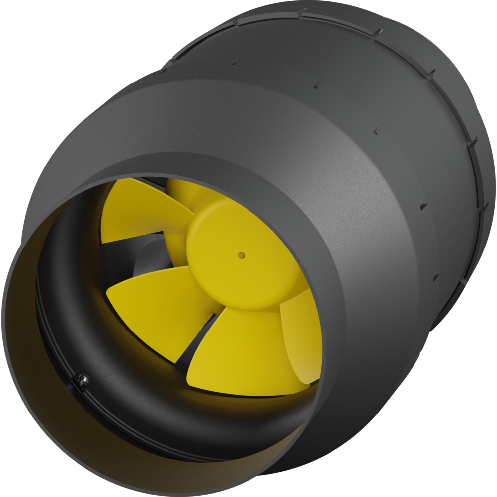 Ventilator de tubulatură Ruck EM 100L E2 01, DN100 — imagine de serie furnizată pe pagina oficială a modelului, 1