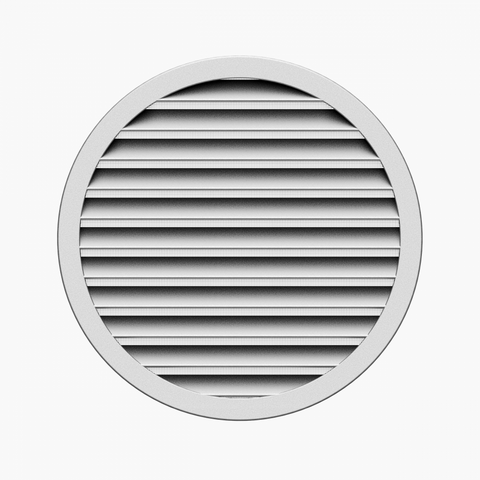 Grilă Exterioară Circulară cu Plasă Anti-Insecte – Aluminiu